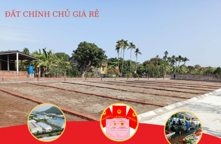 Chỉ từ 9triệu/m2 sở hữu đất nền Hà Nội sổ đỏ chính chủ. Đường rộng 5m thông thoáng